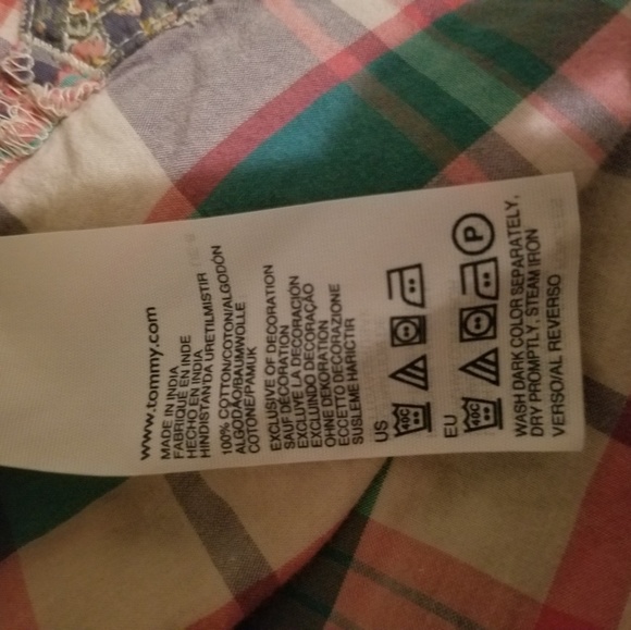 💞Tommy Hilfiger Flannel💞cute and comfy! - Picture 4 of 4